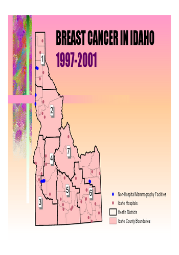 Breast Cancer In Idaho 1997-2001